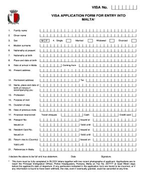 kondotti malta application form.